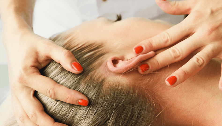 Ear massage treatment